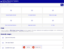 Tablet Screenshot of ajinkyaelectronicsystems.com